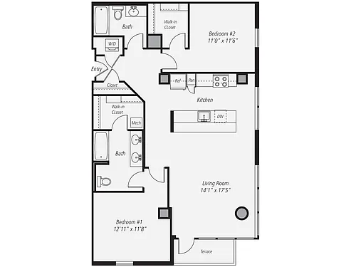 Floor plan B12