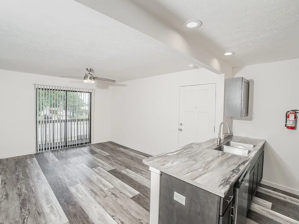 Kitchen and Living Room