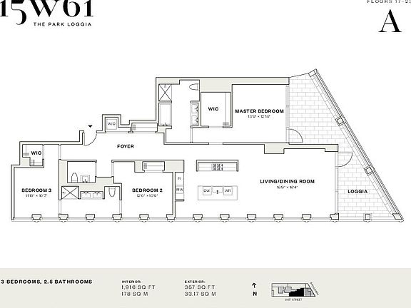 2nd image of 15 W 61st St #19A