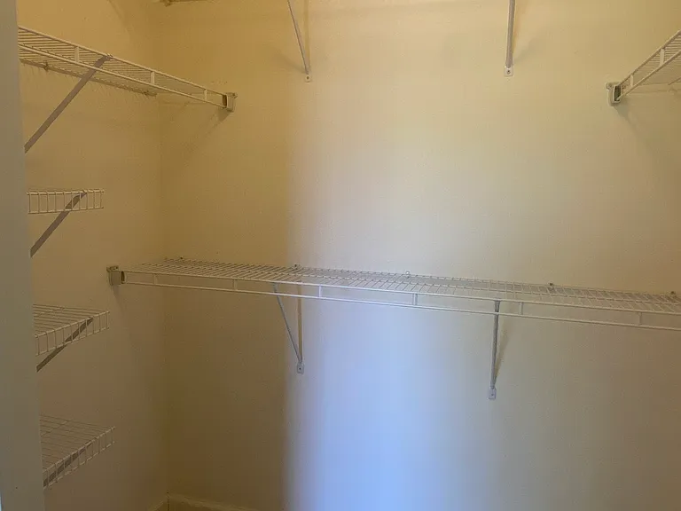 Spacious walk-in closet
