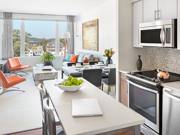 Spacious Kitchen & Living Area