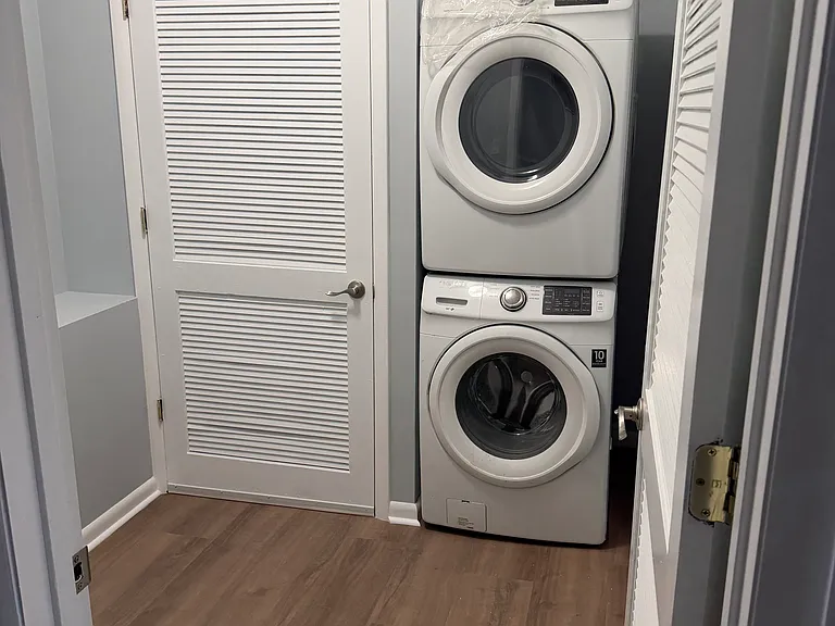 Laundry room with plenty of space.