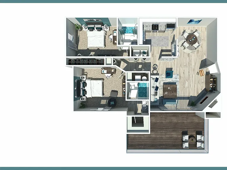 2 Bedroom 2 Bath 1132 2 Bedroom 2 Bath 1132
