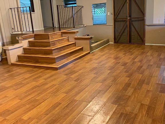 Enclosed back patio