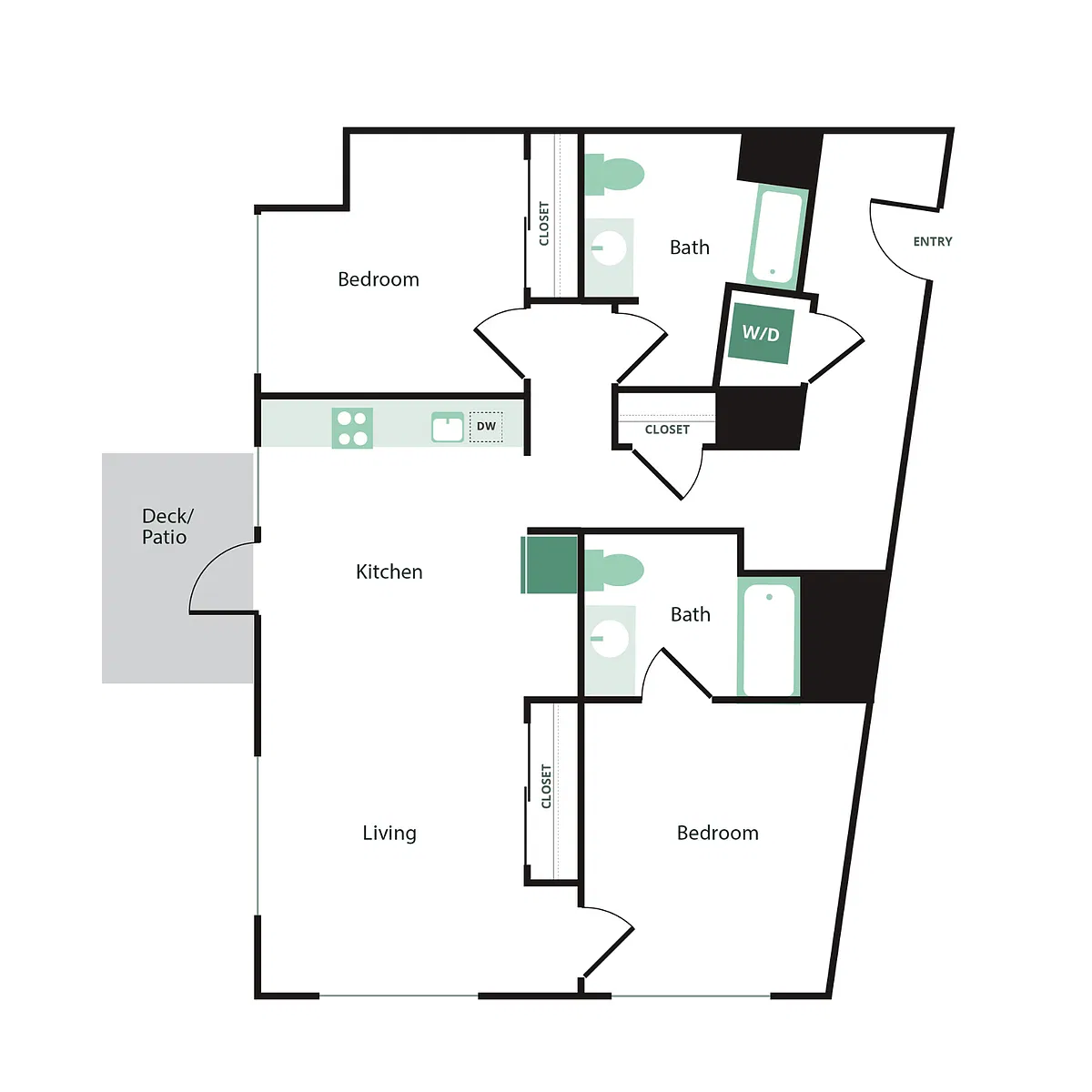 Floor plan 2X2 - D5