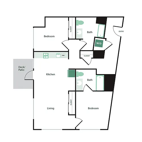 Floor plan 2X2 - D5