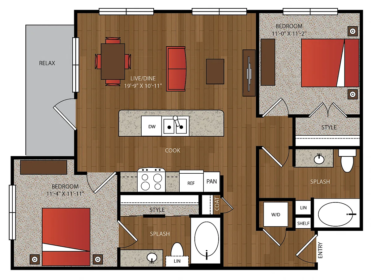Floor plan B12
