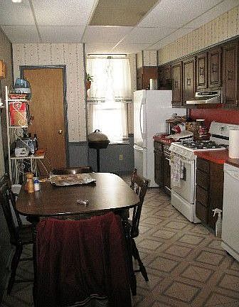 Extra long expanded kitchen with pantry closet