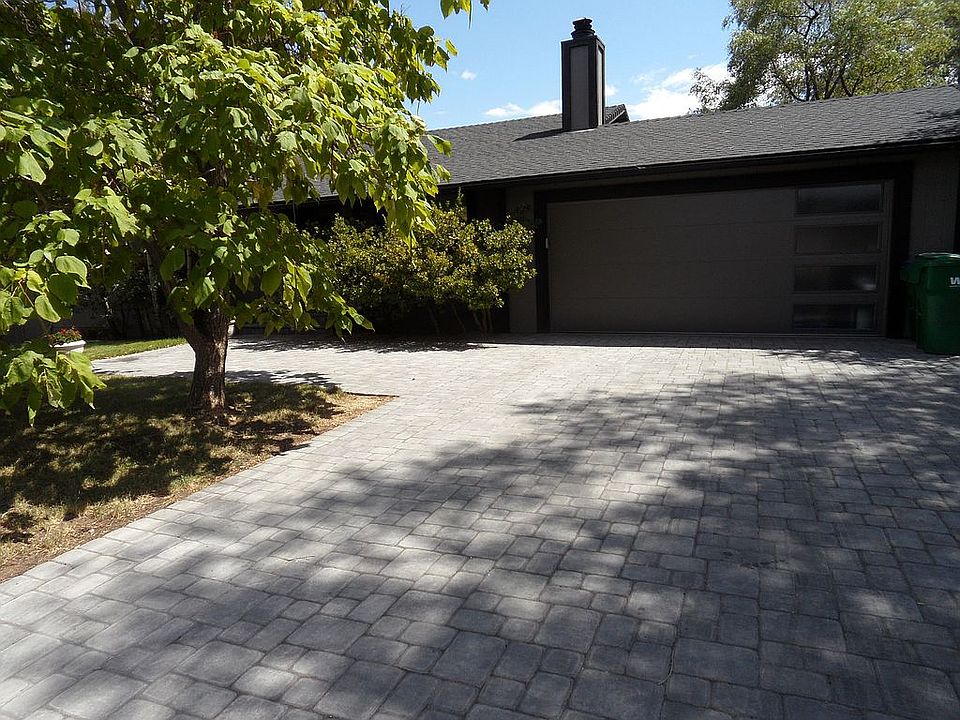 New pavers and garage door