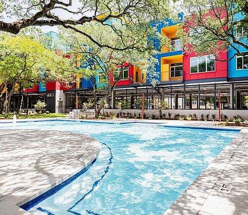 We have a nice oversized heated pool