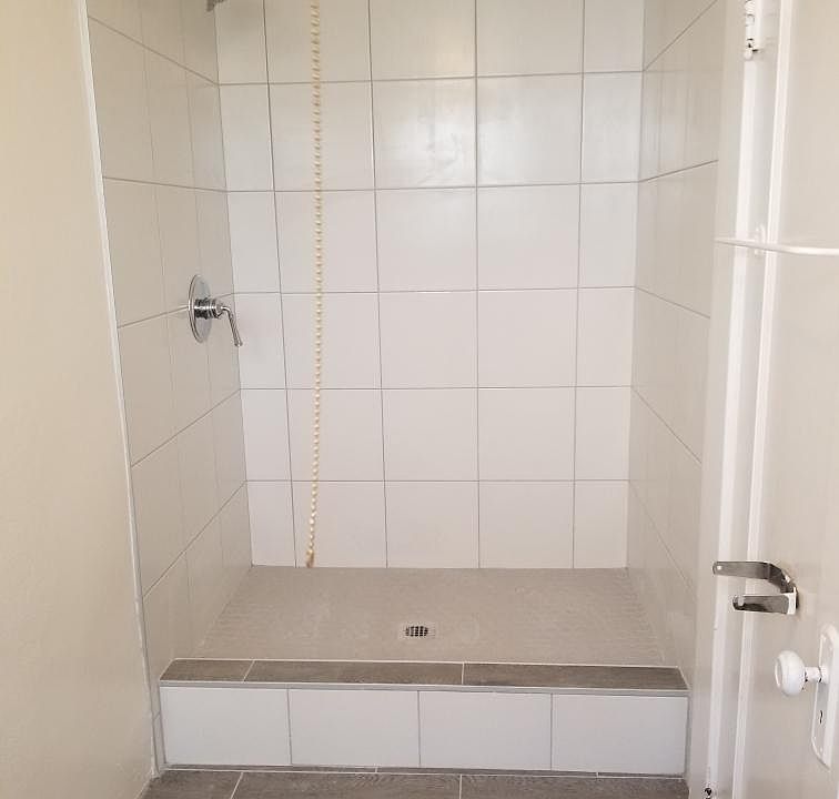 Brand new shower.