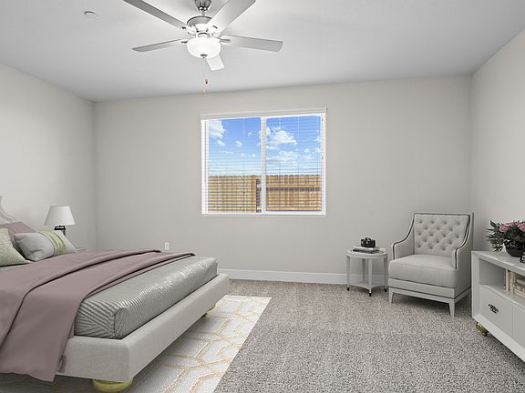The master bedroom is the perfect place to relax at the end of the day.