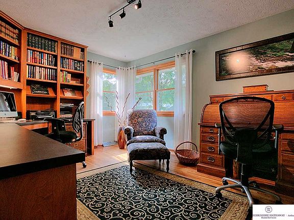 Den with wonderful built-ins.