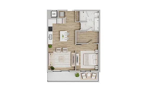 Floor plan Zinnia B