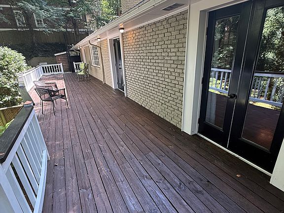 Main level deck