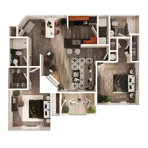 Floor plan 2 Bedroom