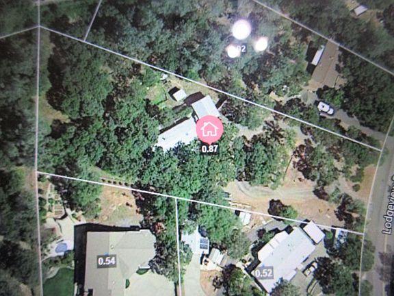 Satellite view of property