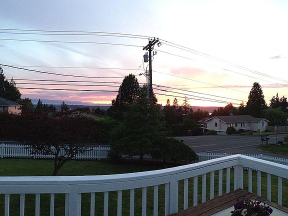 Sunset view off deck