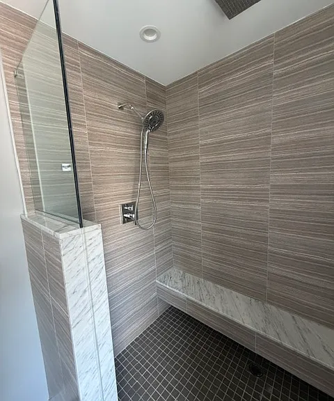 Master Bath with rain shower