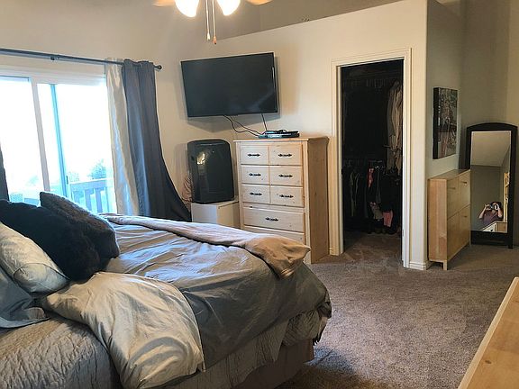Master bedroom and walk/in