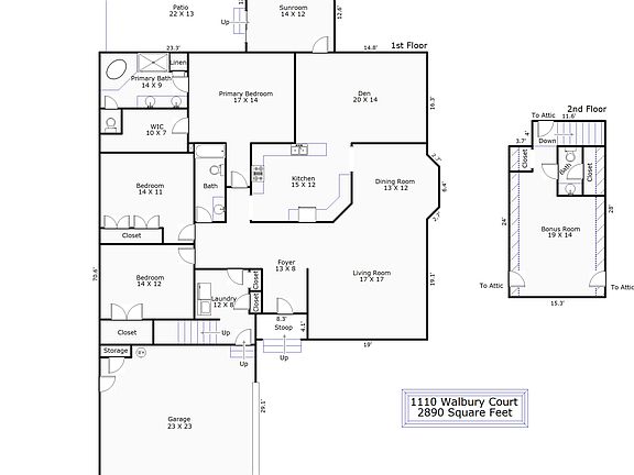 2nd image of 1110 Walbury Court