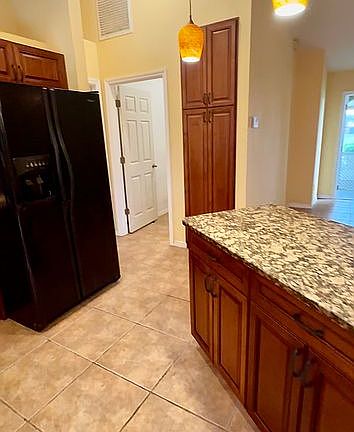 Kitchen with built in pantry