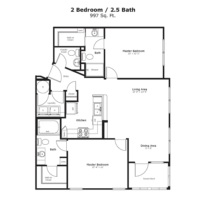 Floor plan Hamilton 2