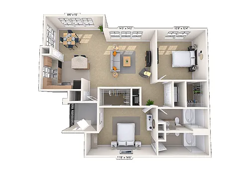 Floor plan Glasner