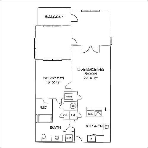 Floor plan Design 1O-E