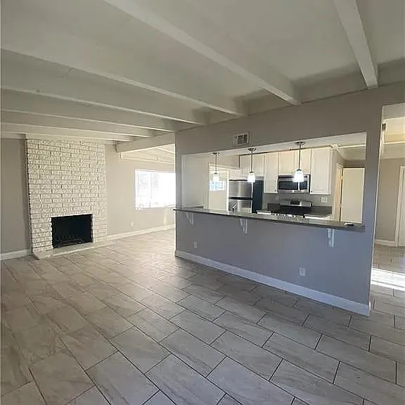 Living Room _ Open Concept Layout to Kitchen