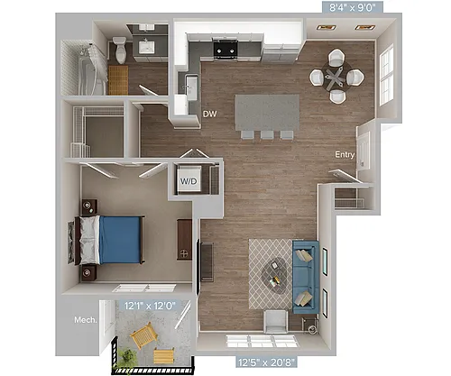 Floor plan A3-851