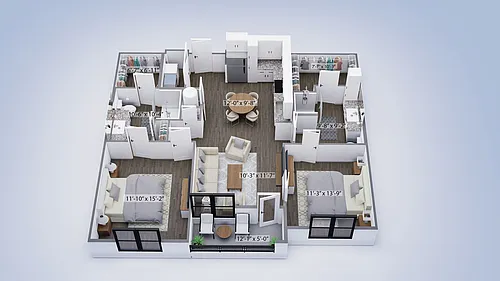 Floor plan The East