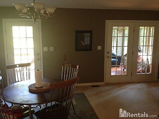 Looking from kitchen