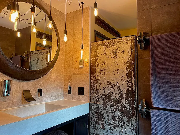 Brickhouse Suite Bathroom with Radiant Floor Heat