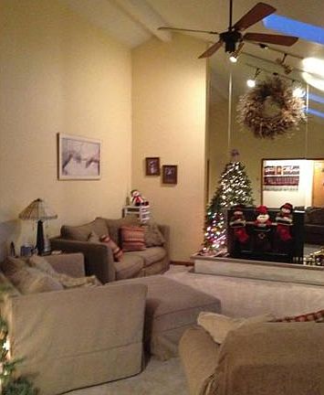 vaulted great room