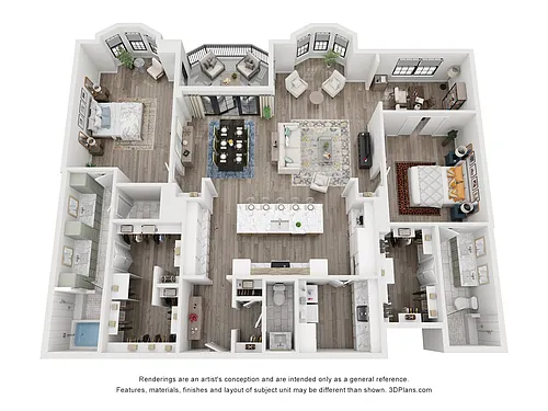 Floor plan B3