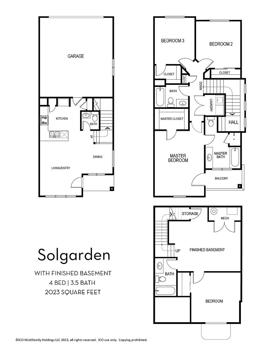 Floor plan Solgarden 4