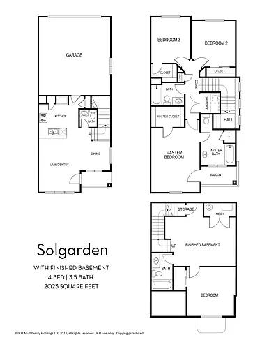 Floor plan Solgarden 4