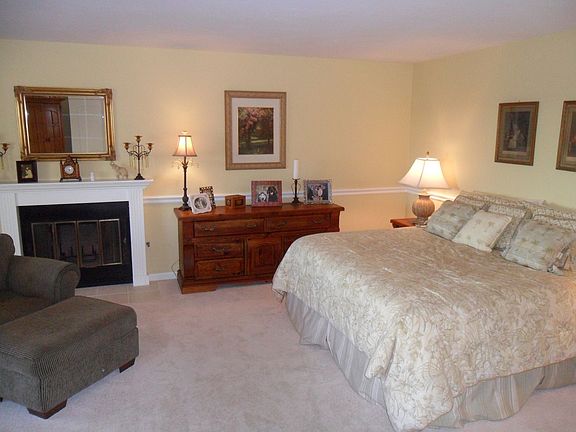 Master bedroom with fireplace!