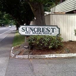 Sign on Israel Rd SW