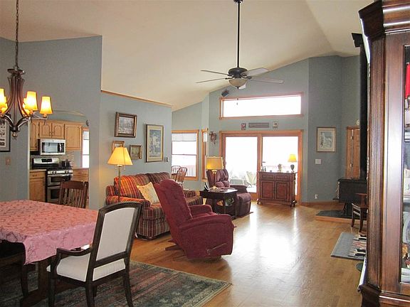 Open dining/living room