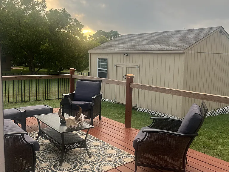 back porch deck