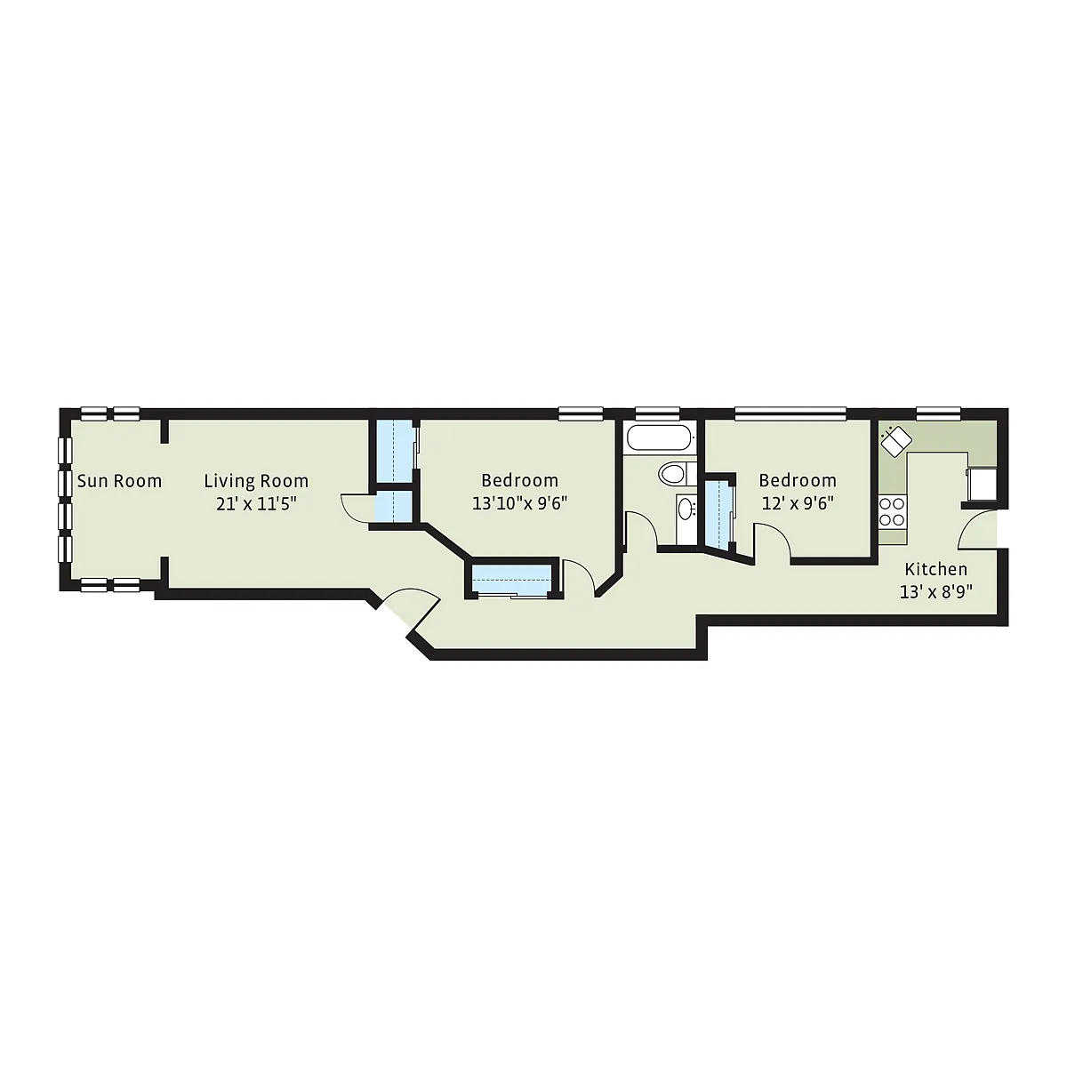 Floor plan 5401-2bB