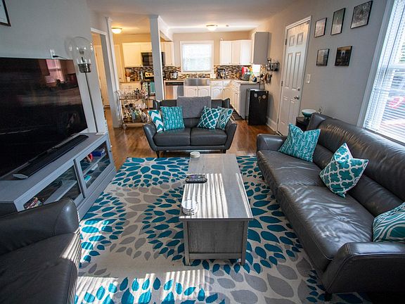 Den looking into the kitchen