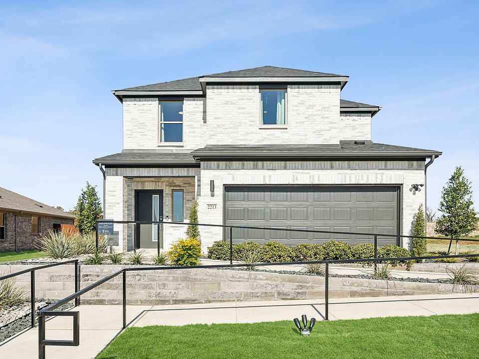 Belmont Magnolia Model Home in Aubrey TX by Trophy Signature Homes