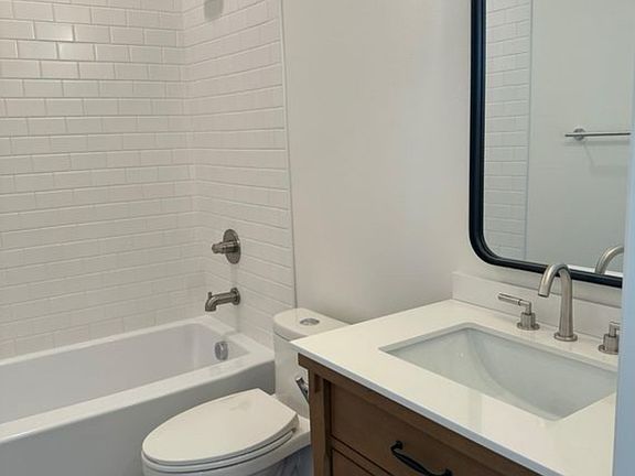 Bath in hall.