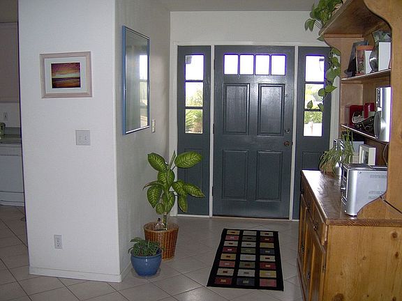 Inside entryway