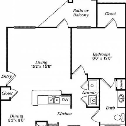 A4: 822 Sq Ft