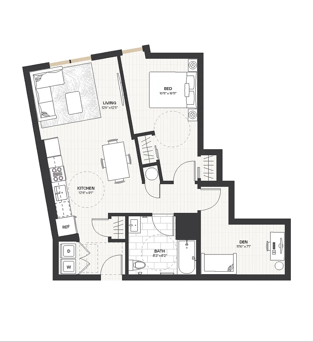 Floor plan 1BD4