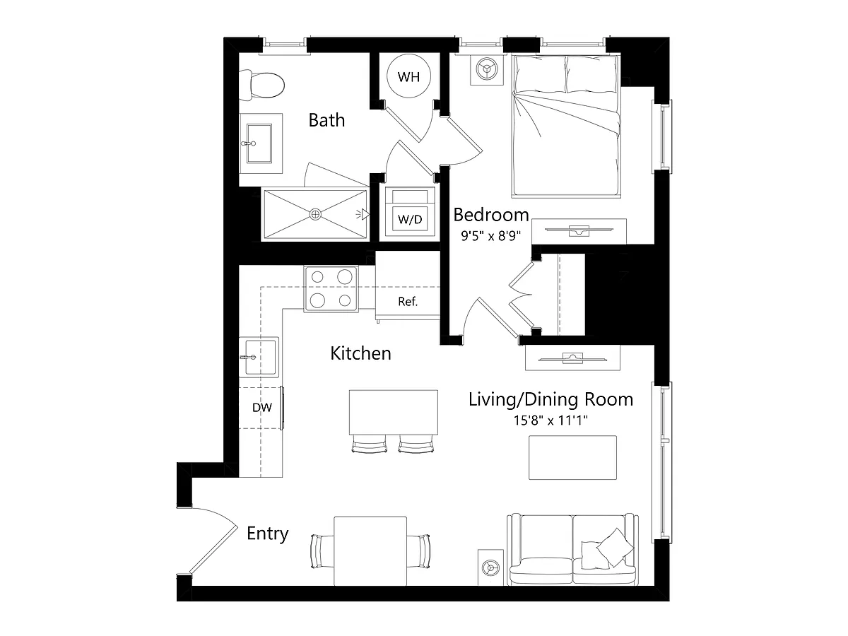 Floor plan A8